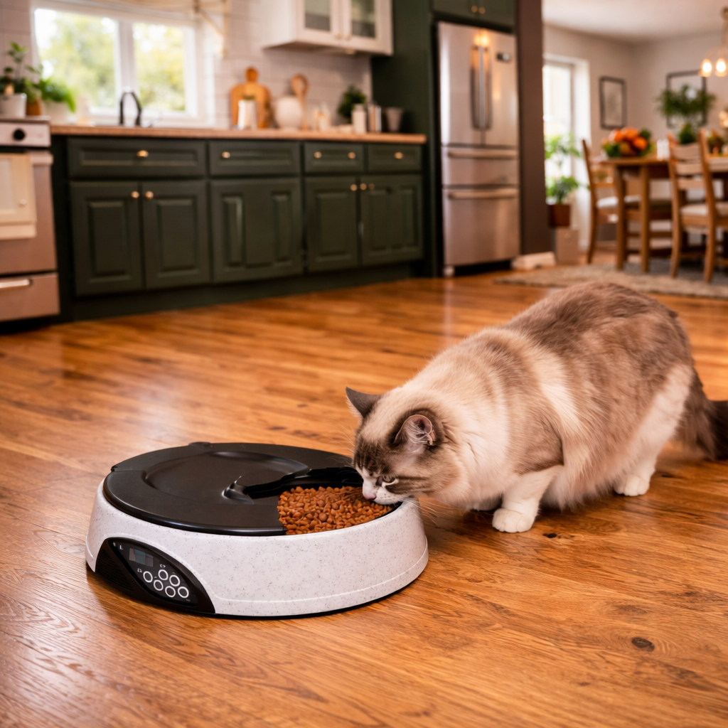 ScritchPets Automatic Cat & Dog Feeder