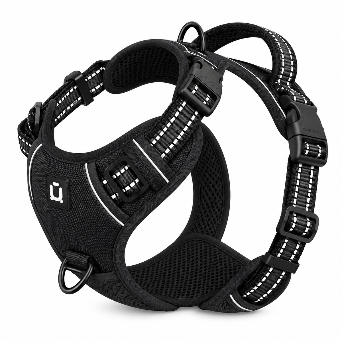 No-pull dog harness in green colour
