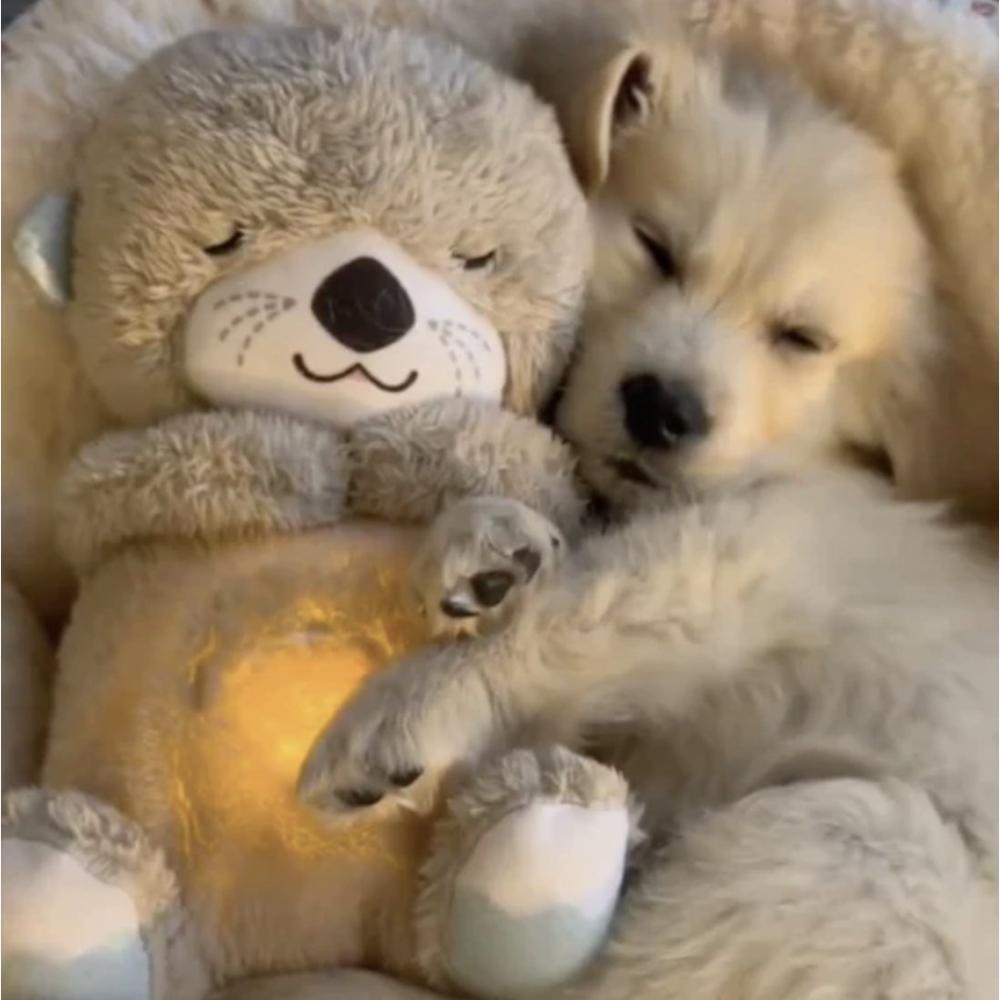 ScritchPets Breathing Otter Plush Companion