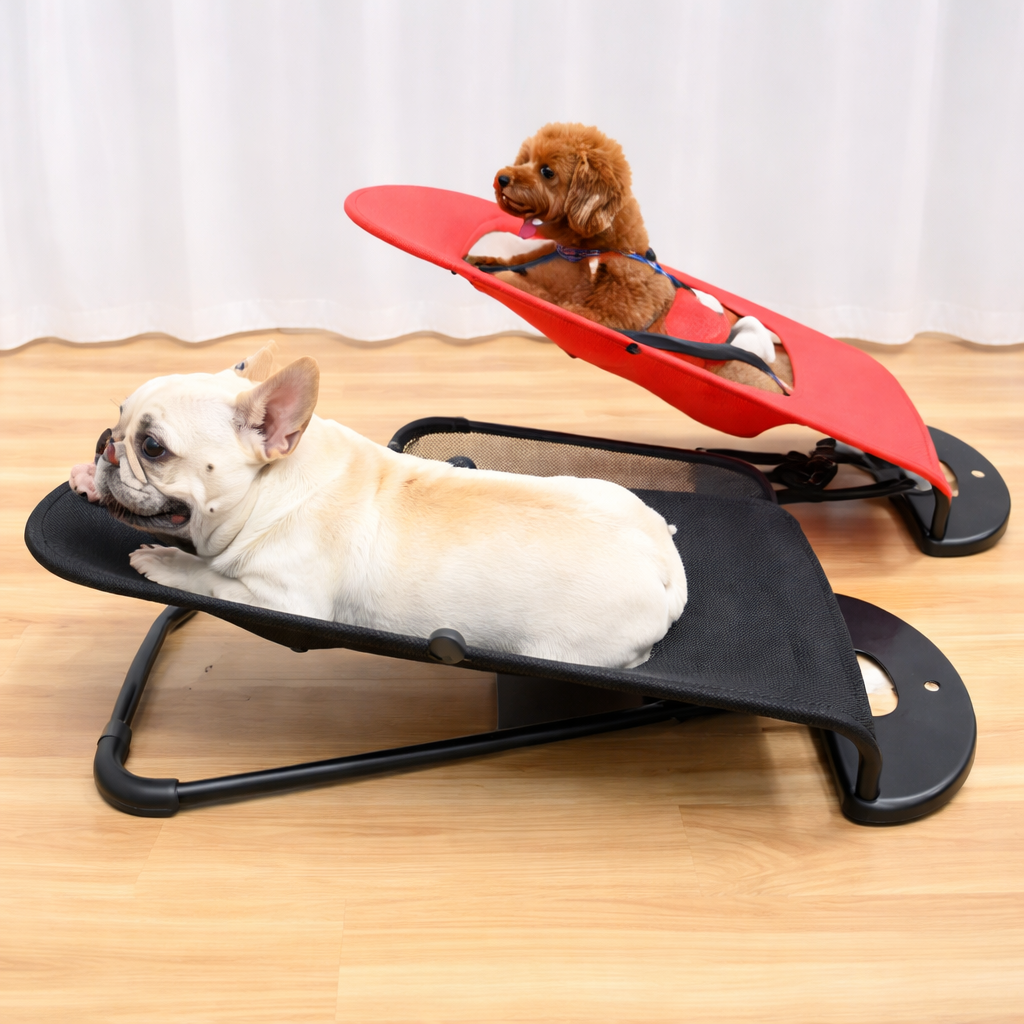 ScritchPets Elevated Pet Rocking Bed