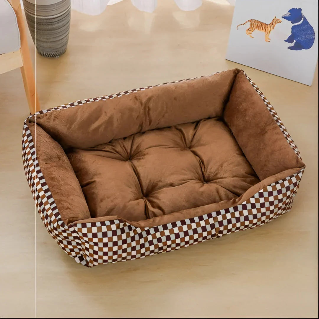 ScritchPets Plush Comfort Pet Bed