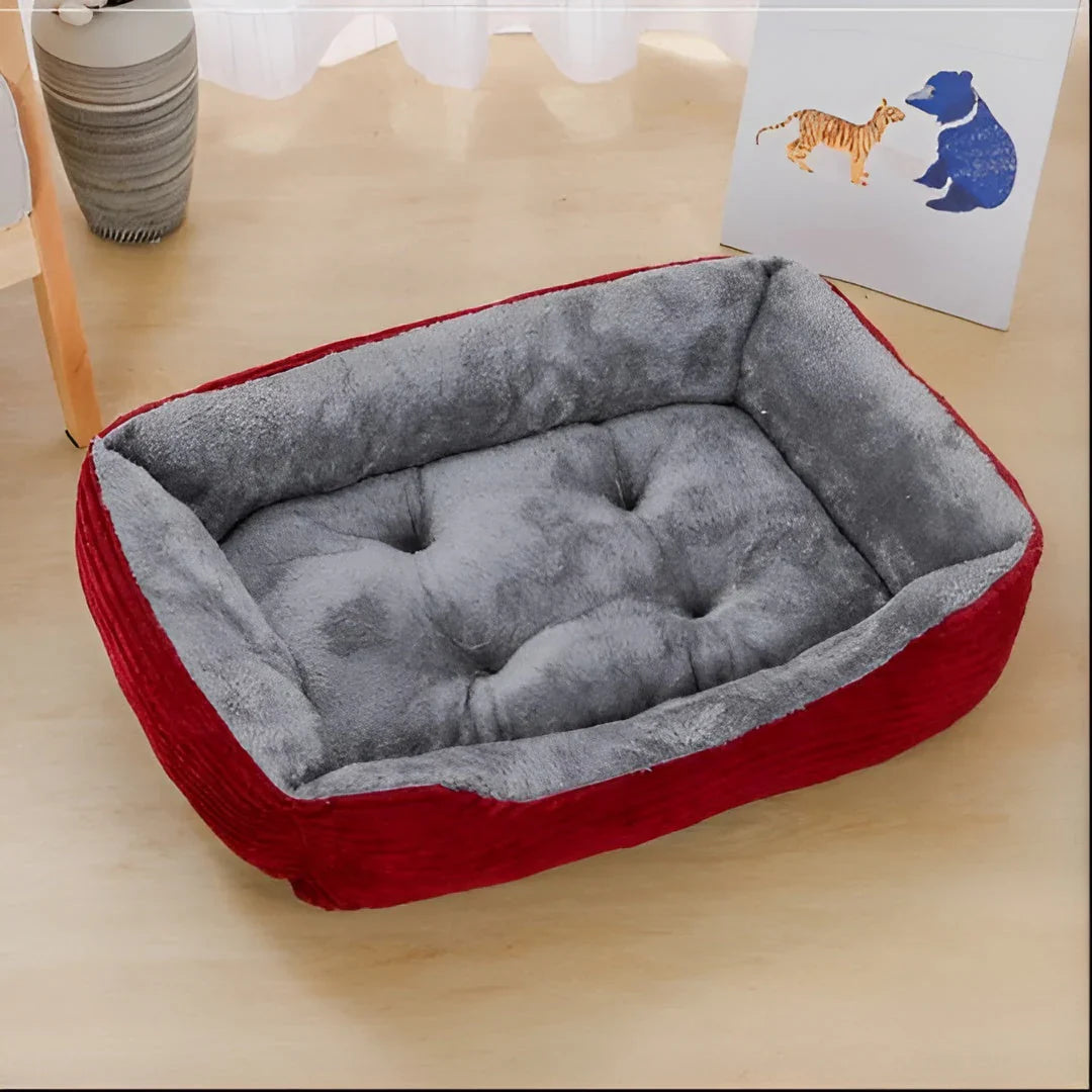 ScritchPets Plush Comfort Pet Bed