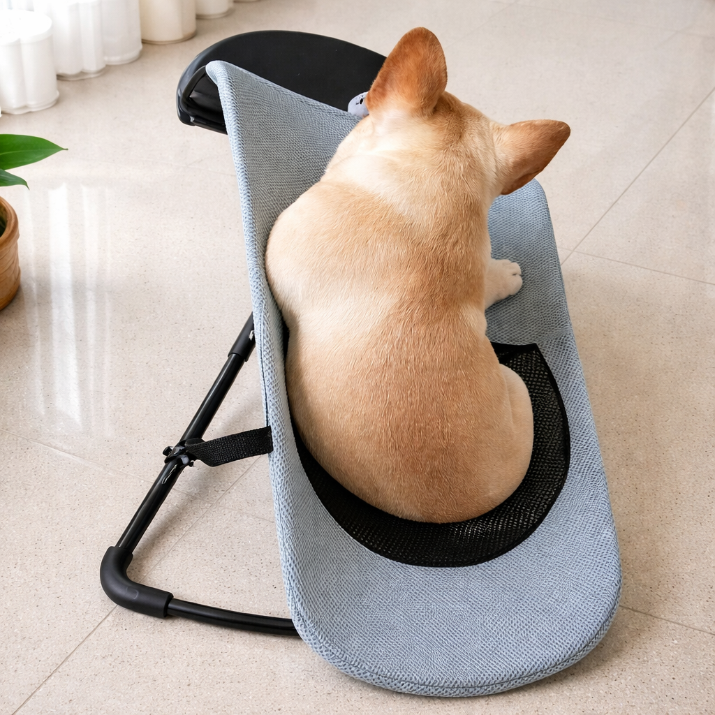 ScritchPets Elevated Pet Rocking Bed