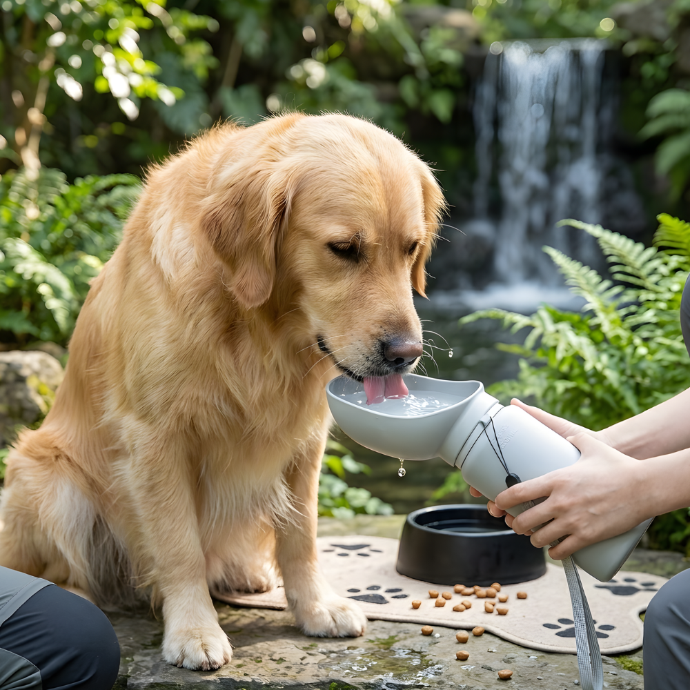 ScritchPets Collapsible Dog Water Bottle