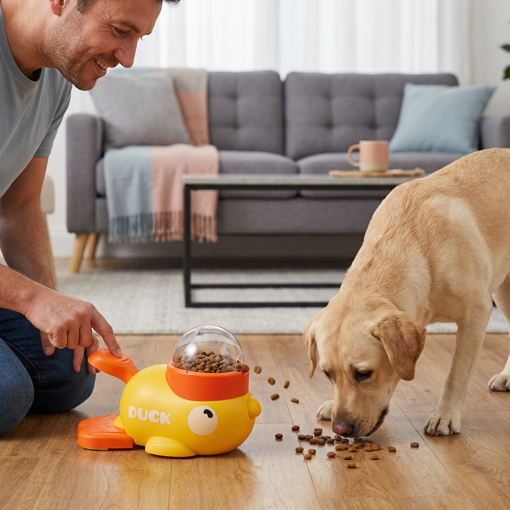 ScritchPets Duck Puzzle Slow Feeder