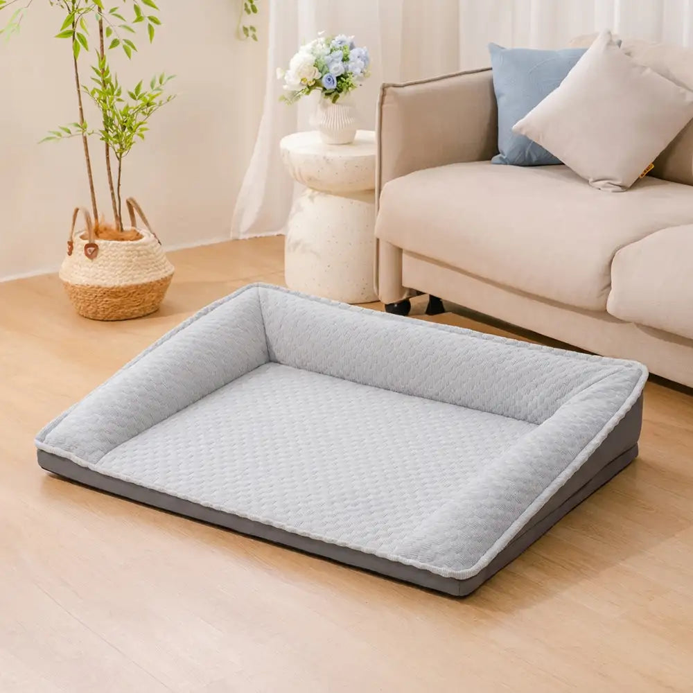 ScritchPets Cooling Neck Support Dog Bed