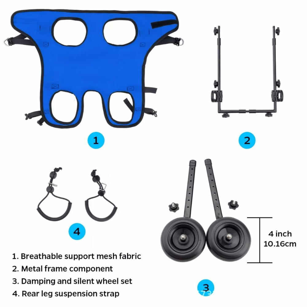 ScritchPets Adjustable Dog Wheelchair