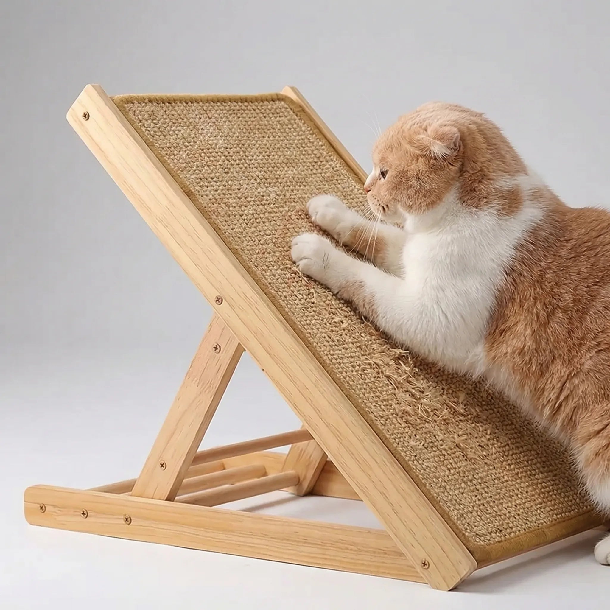 Nordspur | Scratchelo Angled Sisal Scratching Board With Wooden Frame