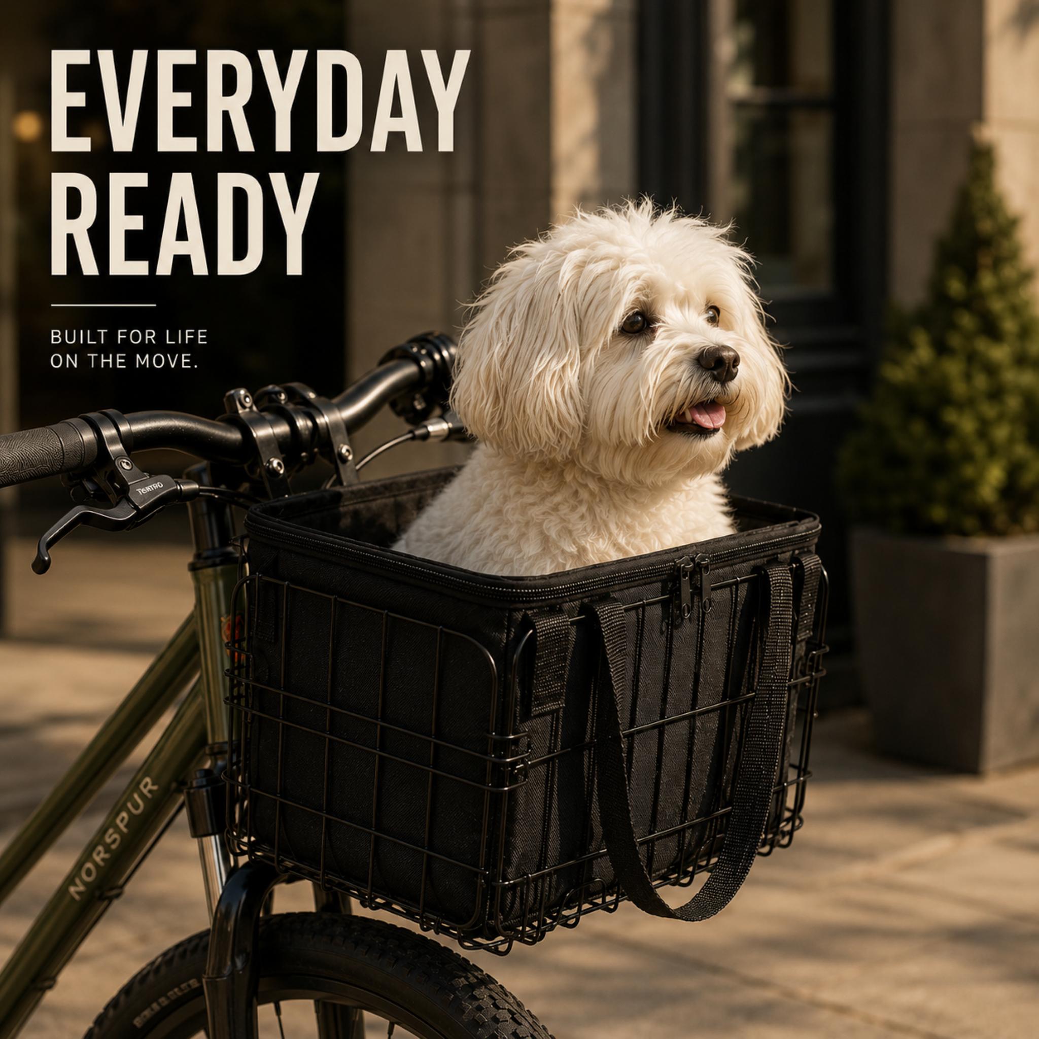 ScritchPets Folding Pet Bike Basket