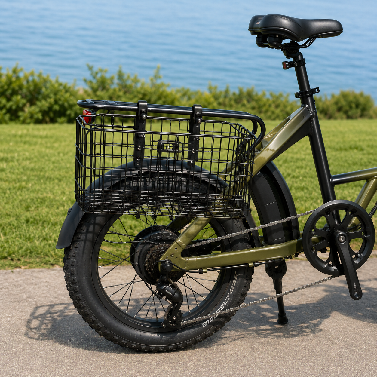 ScritchPets Folding Pet Bike Basket