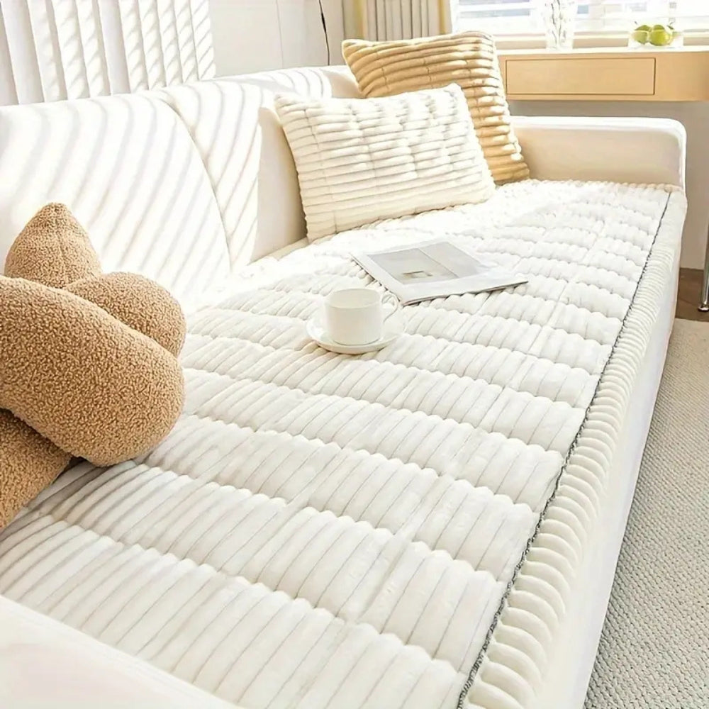 ScritchPets Plush Pet Proof Sofa Cover