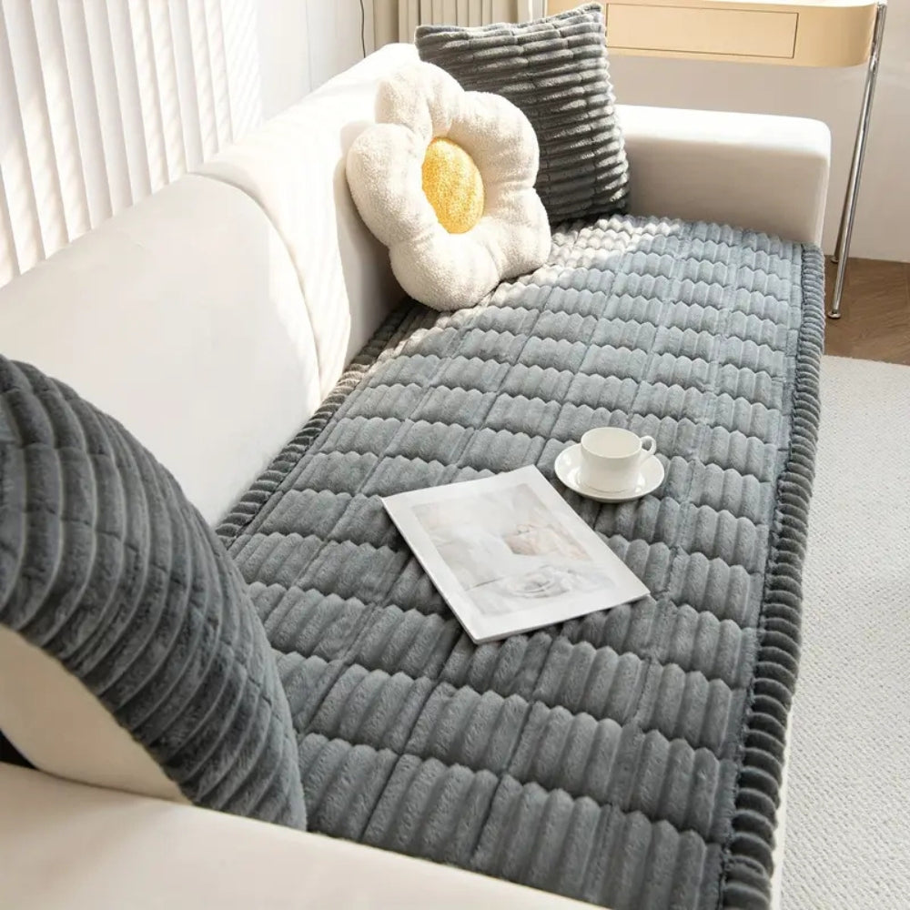 ScritchPets Plush Pet Proof Sofa Cover