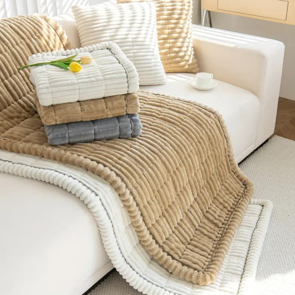 ScritchPets Plush Pet Proof Sofa Cover