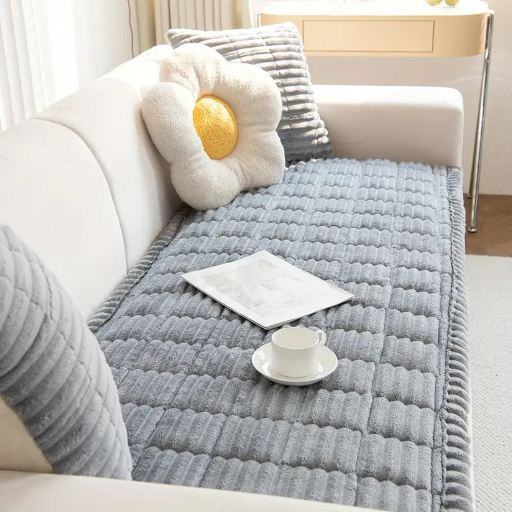 ScritchPets Plush Pet Proof Sofa Cover
