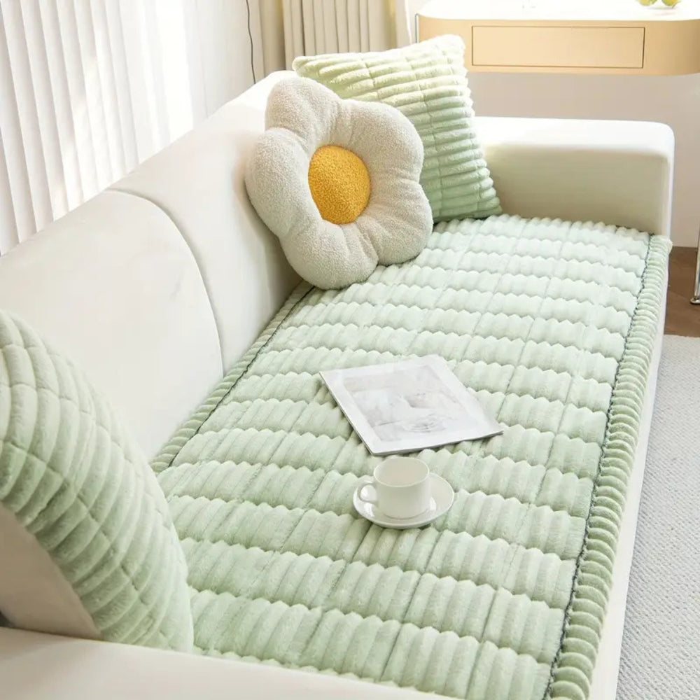 ScritchPets Plush Pet Proof Sofa Cover