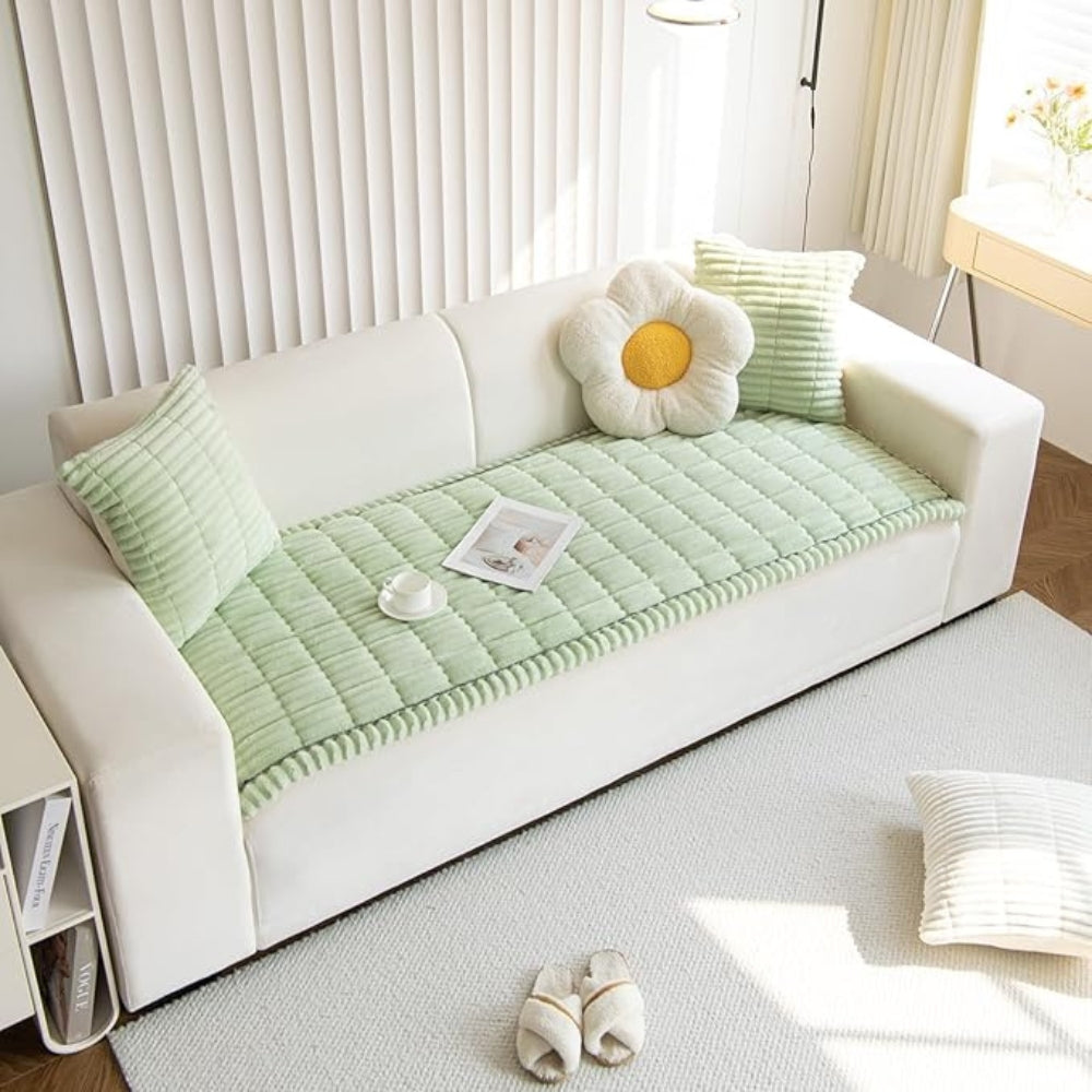 ScritchPets Plush Pet Proof Sofa Cover