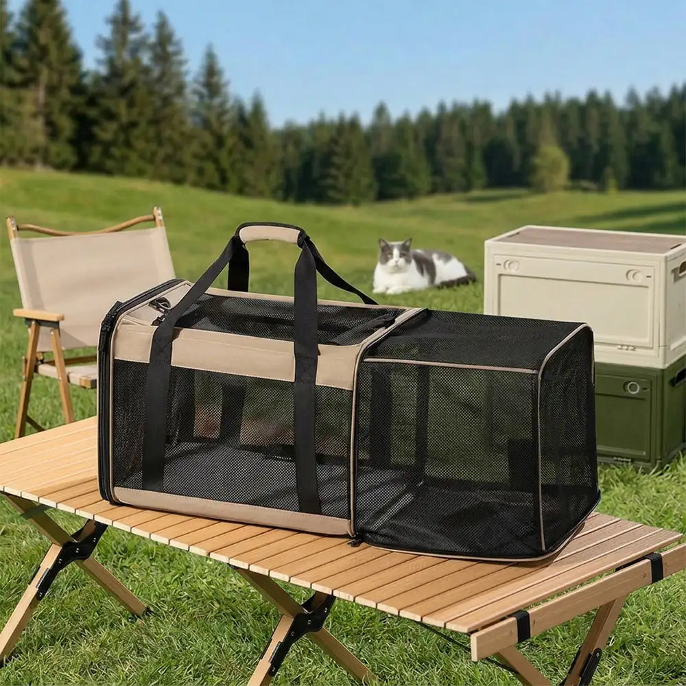 ScritchPets Expandable Cat Carrier Bag