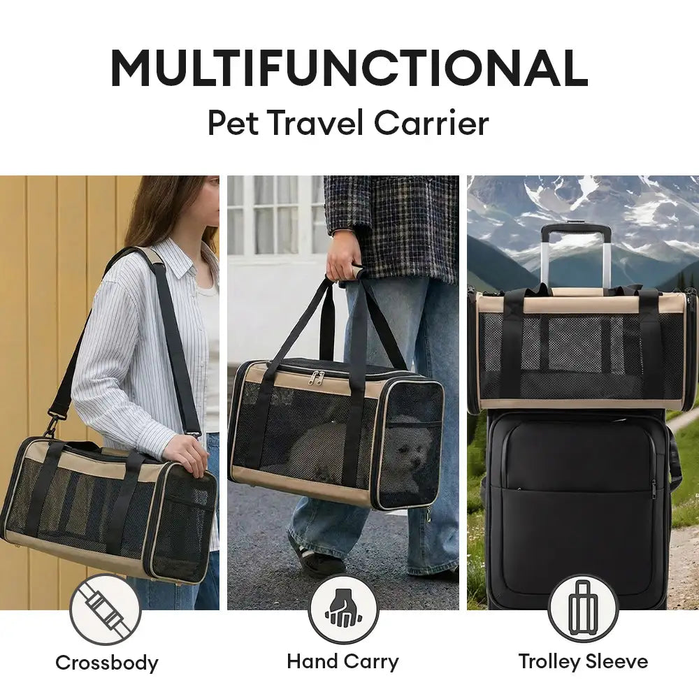 ScritchPets Expandable Cat Carrier Bag