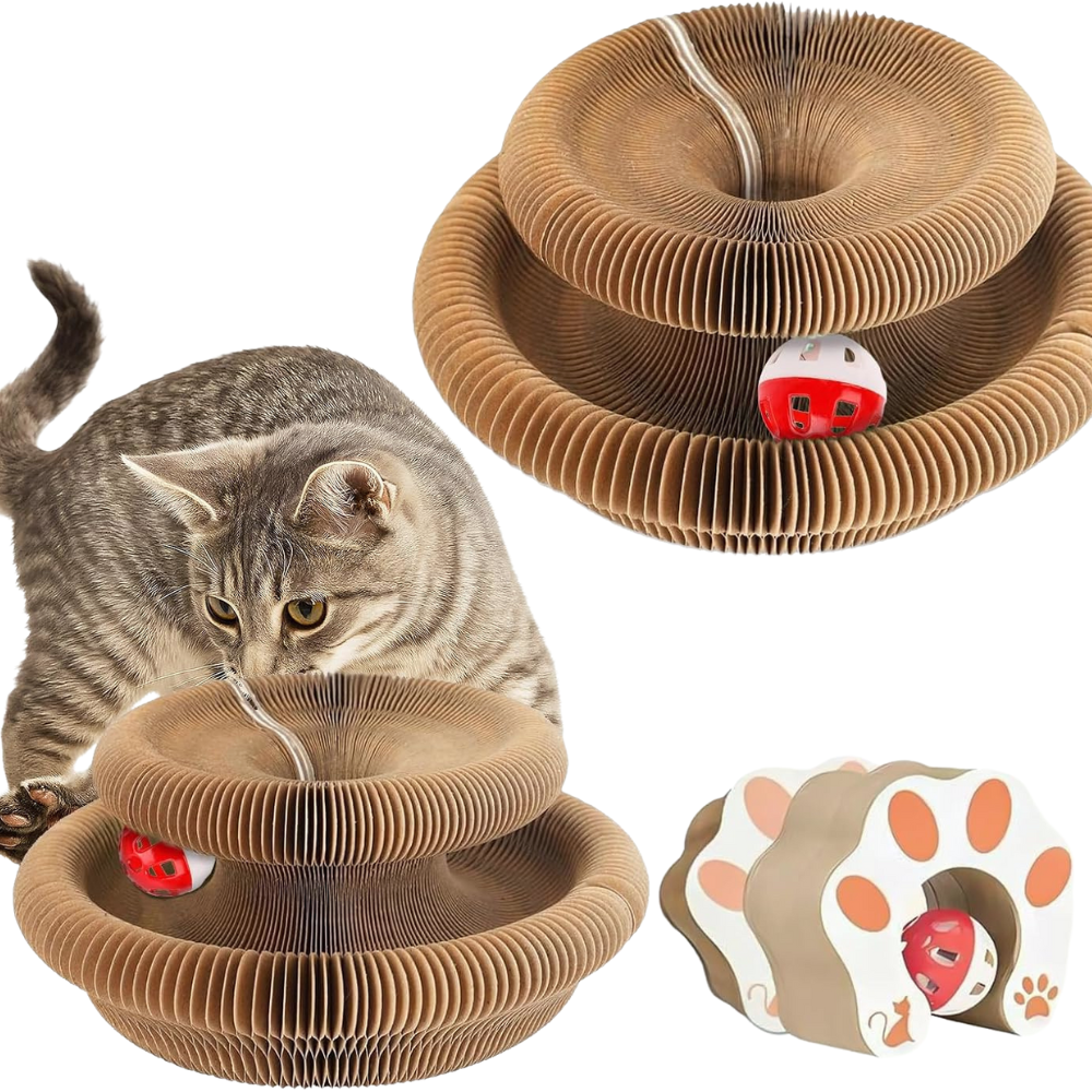 ScritchPets Foldable Cat Scratcher Toy