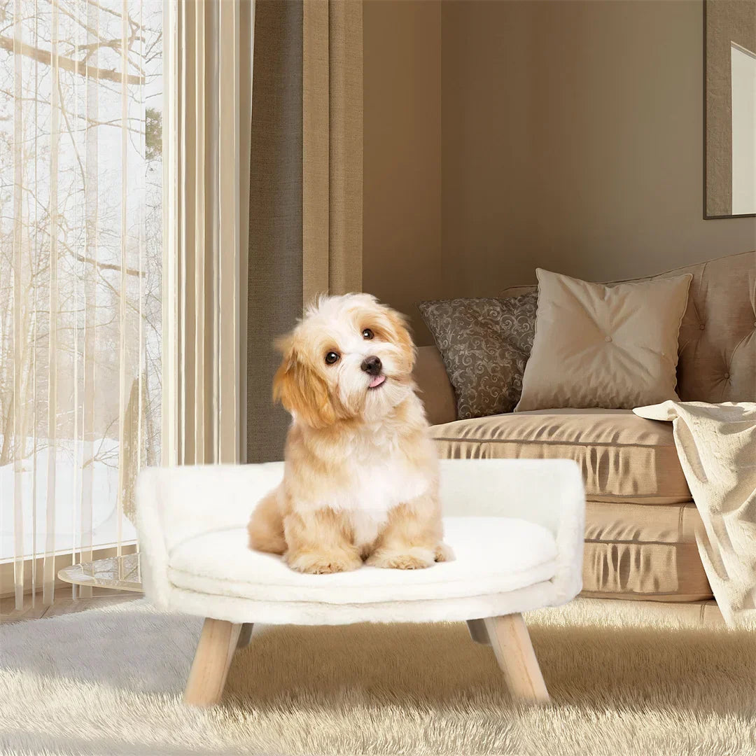 ScritchPets Plush Cat Nest Bed Chair