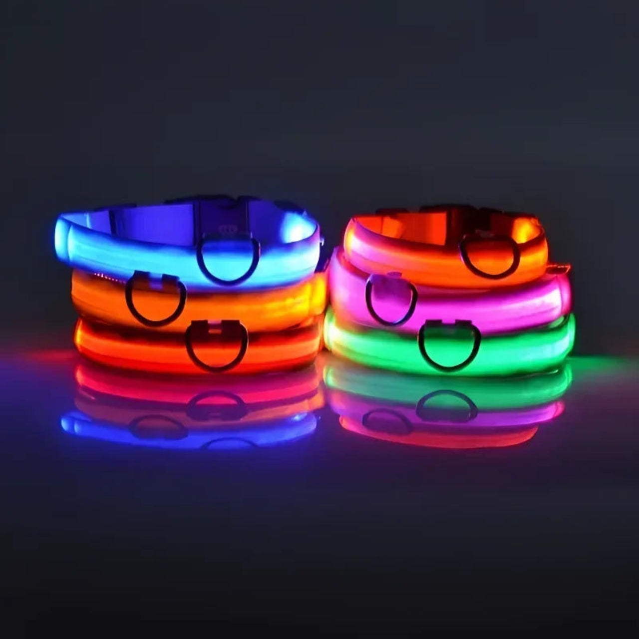 ScritchPets GlowSafe LED Dog Collar