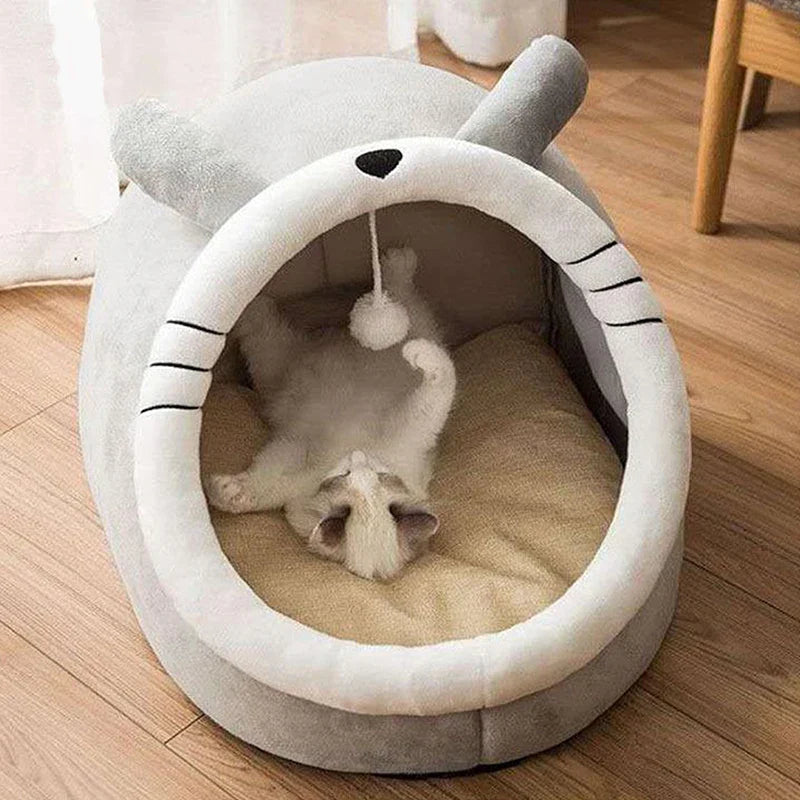 ScritchPets Deep Sleep Foldable Cat Bed
