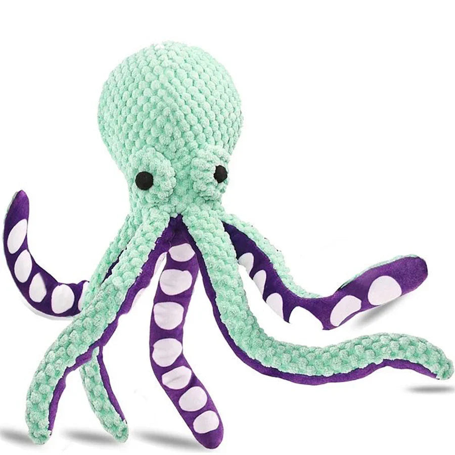 ScritchPets Calming Dog Plush Octopus Toy