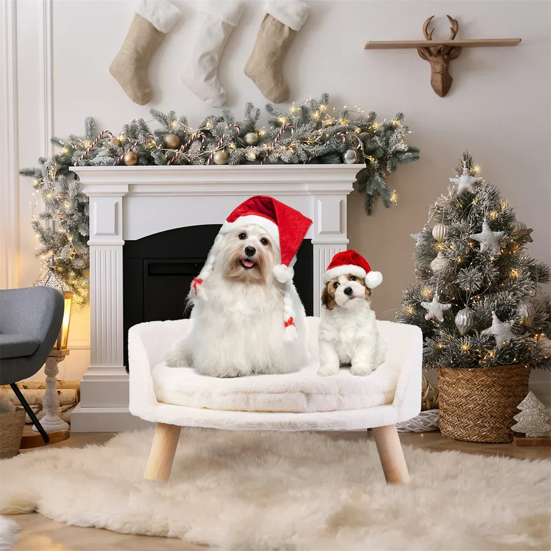 ScritchPets Plush Cat Nest Bed Chair