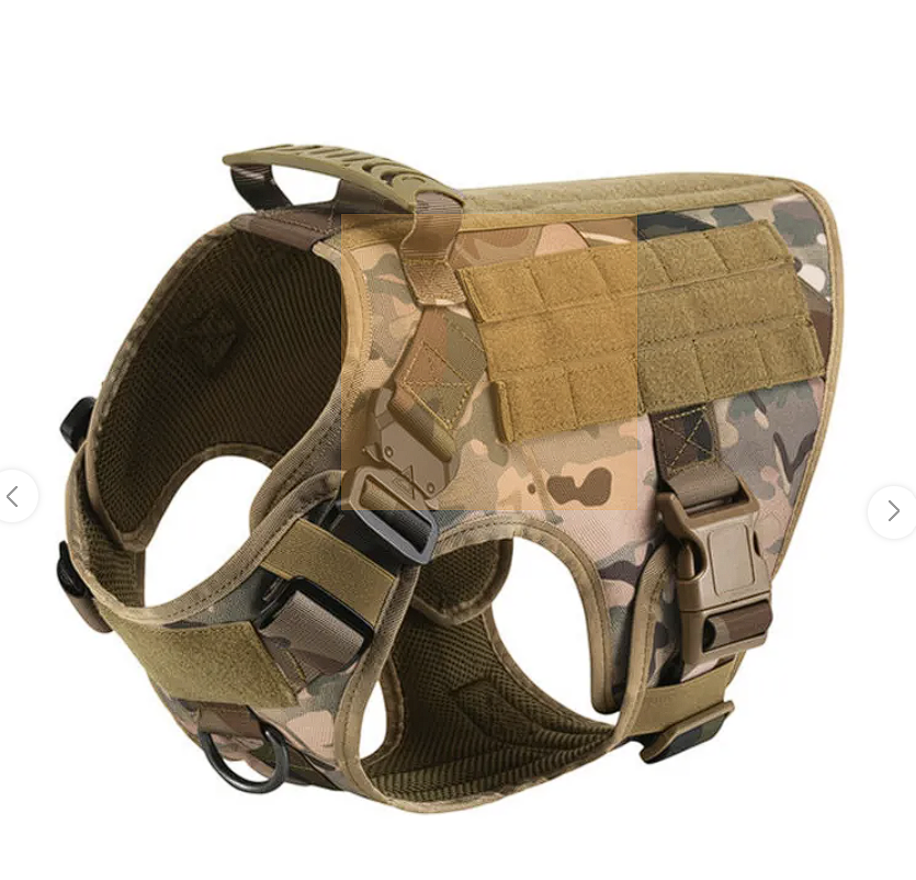 ScritchPets Heavy Duty Tactical Dog Harness with Handle