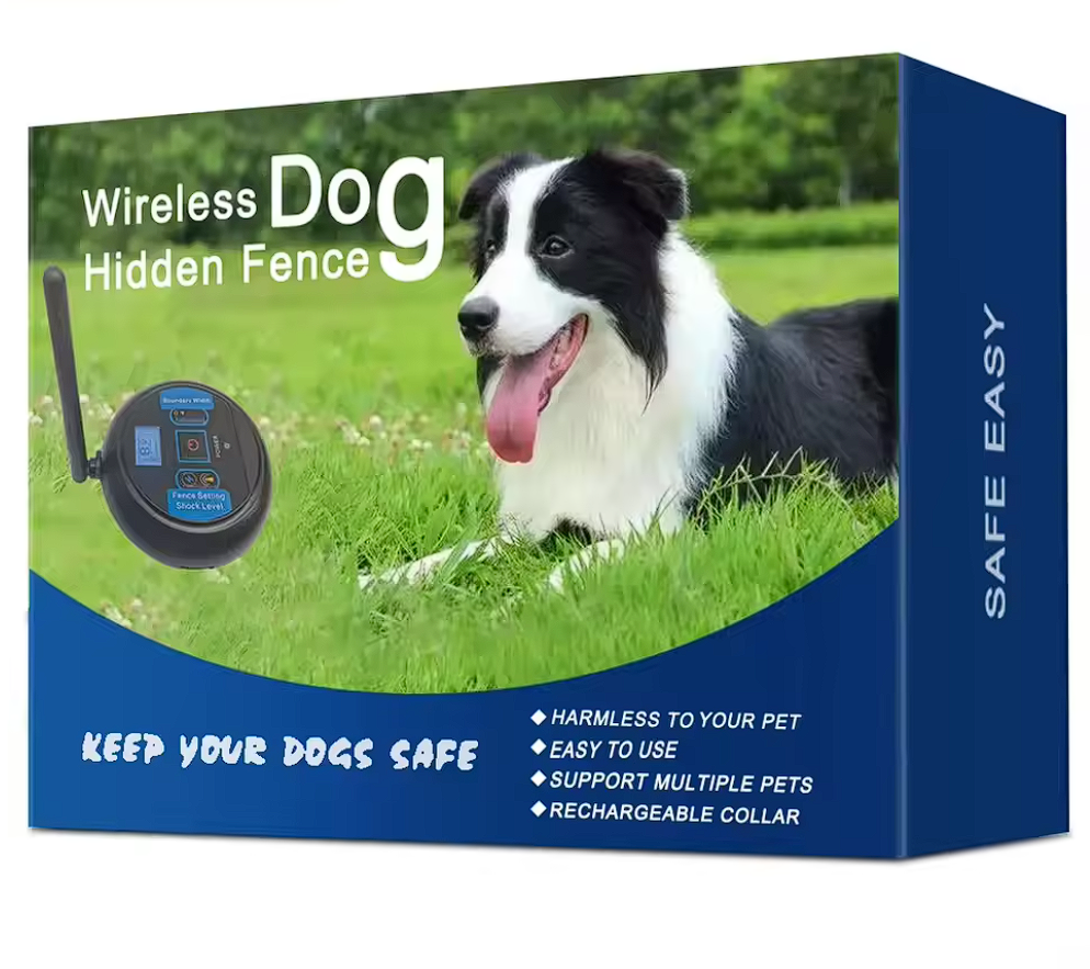 ScritchPets Wireless Dog Fence Collar 200m Range System