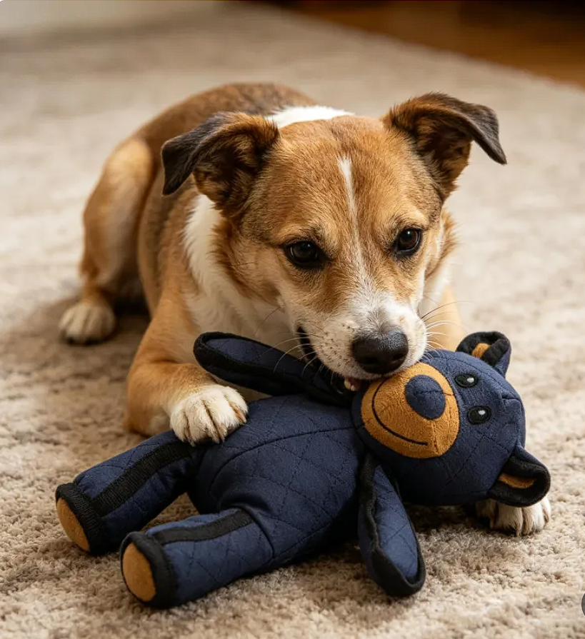 ScritchPets ToughBear 2 Chew Toy for Heavy Chewers