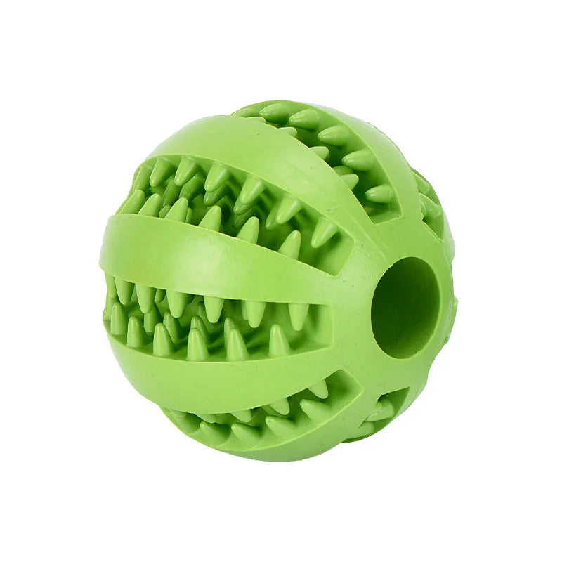 ScritchPets Dog Chewing Interactive Rubber Ball Toy