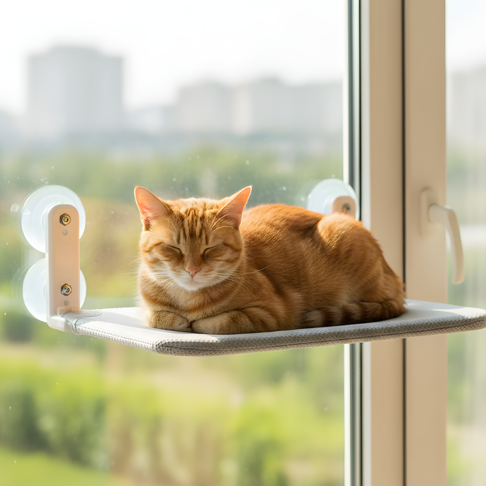 ScritchPets Window Mounted Cat Hammock