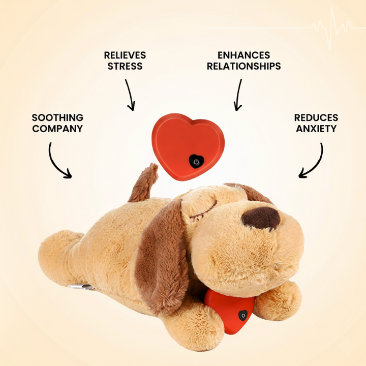 ScritchPets Calming Heartbeat Puppy Toy