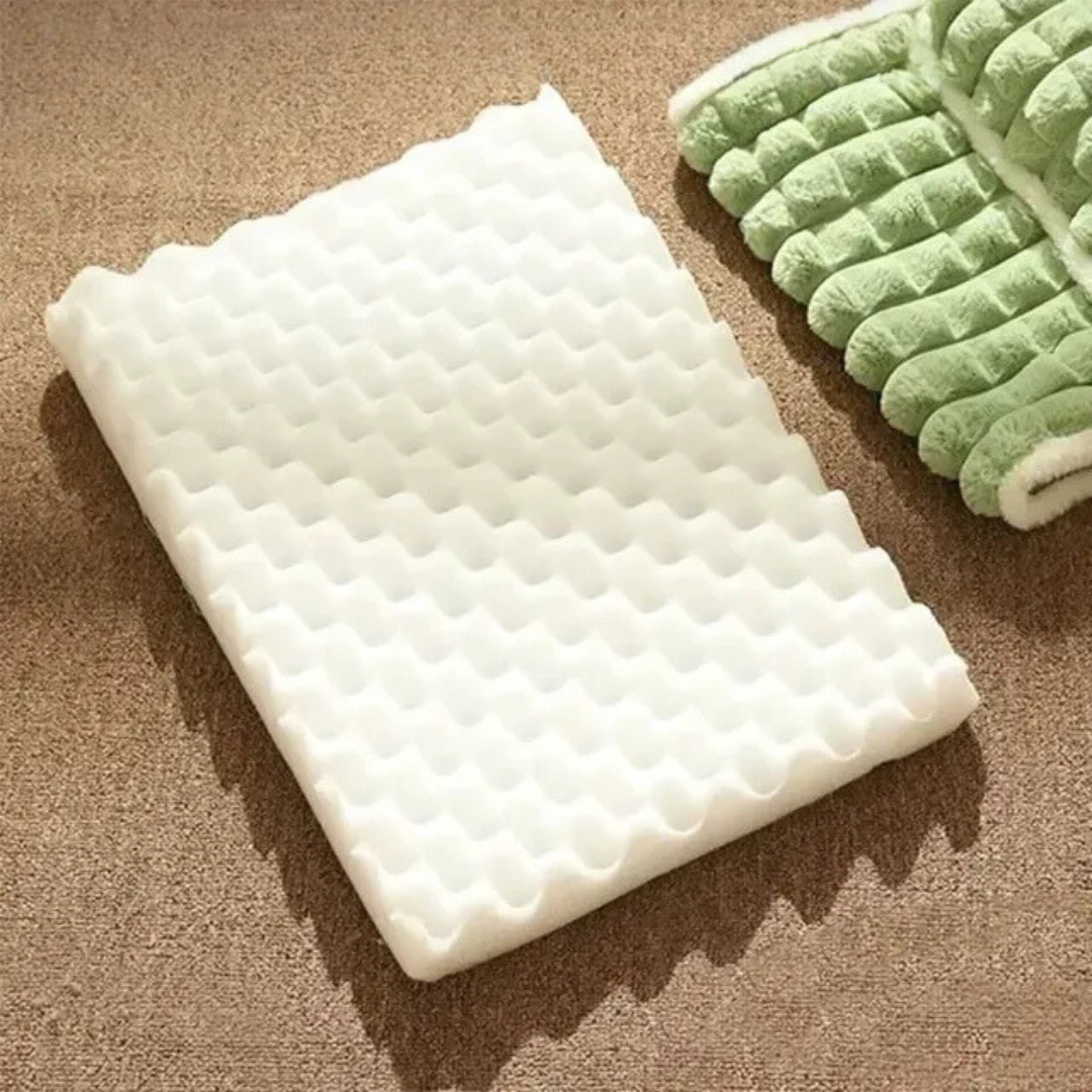 ScritchPets Plush Warm Pet Dog Bed with Zip Cover