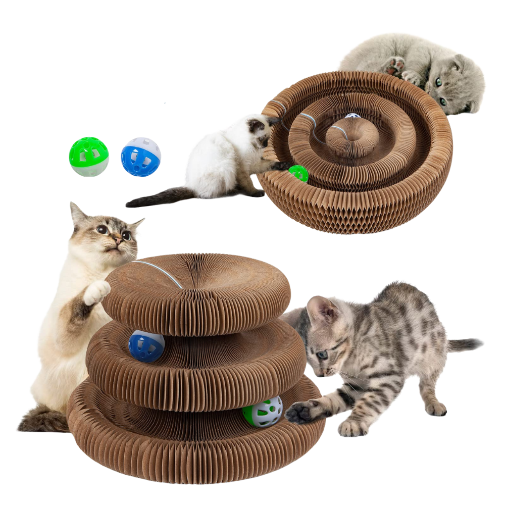 ScritchPets Foldable Cat Scratcher Toy