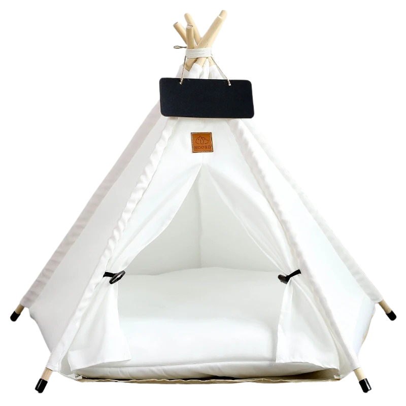 ScritchPets Canvas Pet Teepee Tent