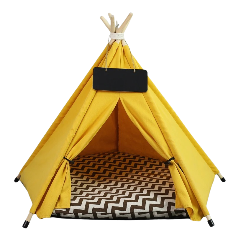 ScritchPets Canvas Pet Teepee Tent