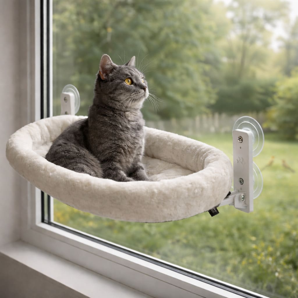 ScritchPets Window Cat Hammock and Perch
