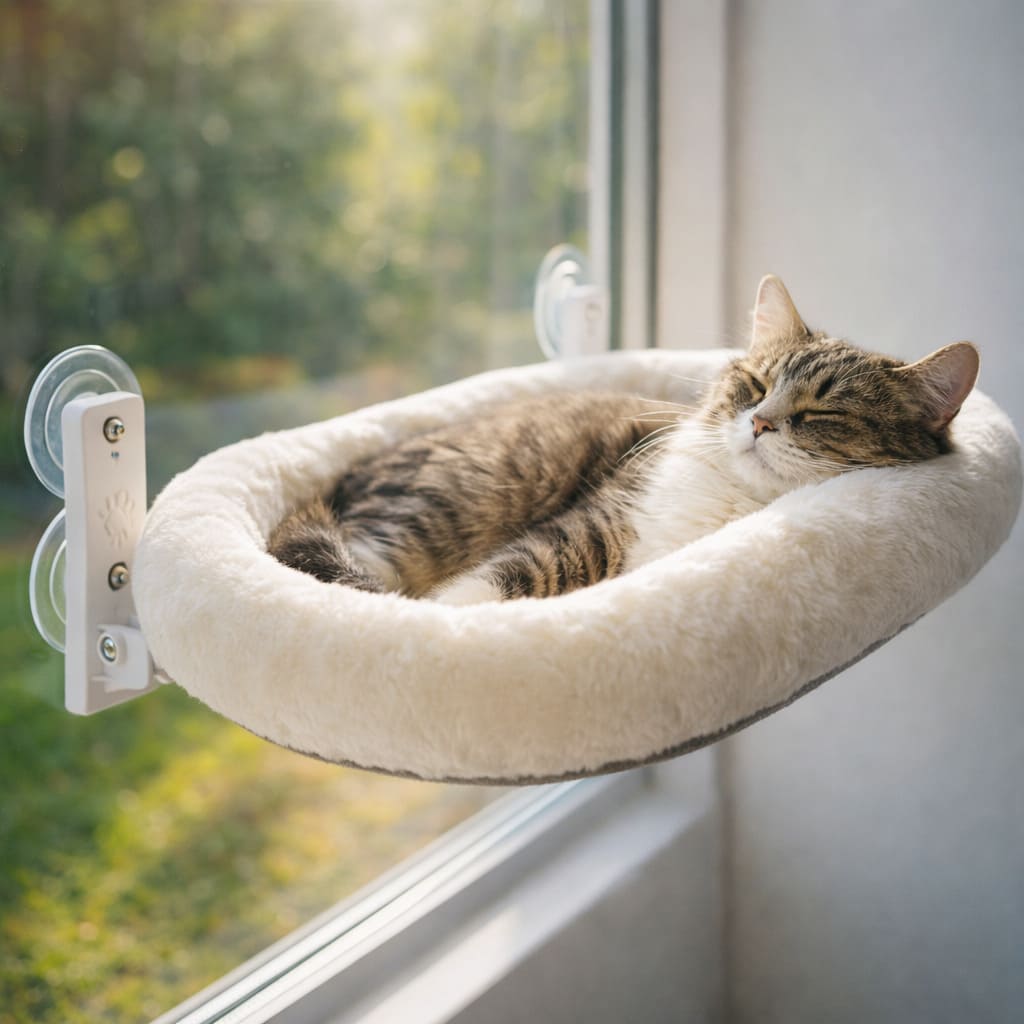 ScritchPets Window Cat Hammock and Perch