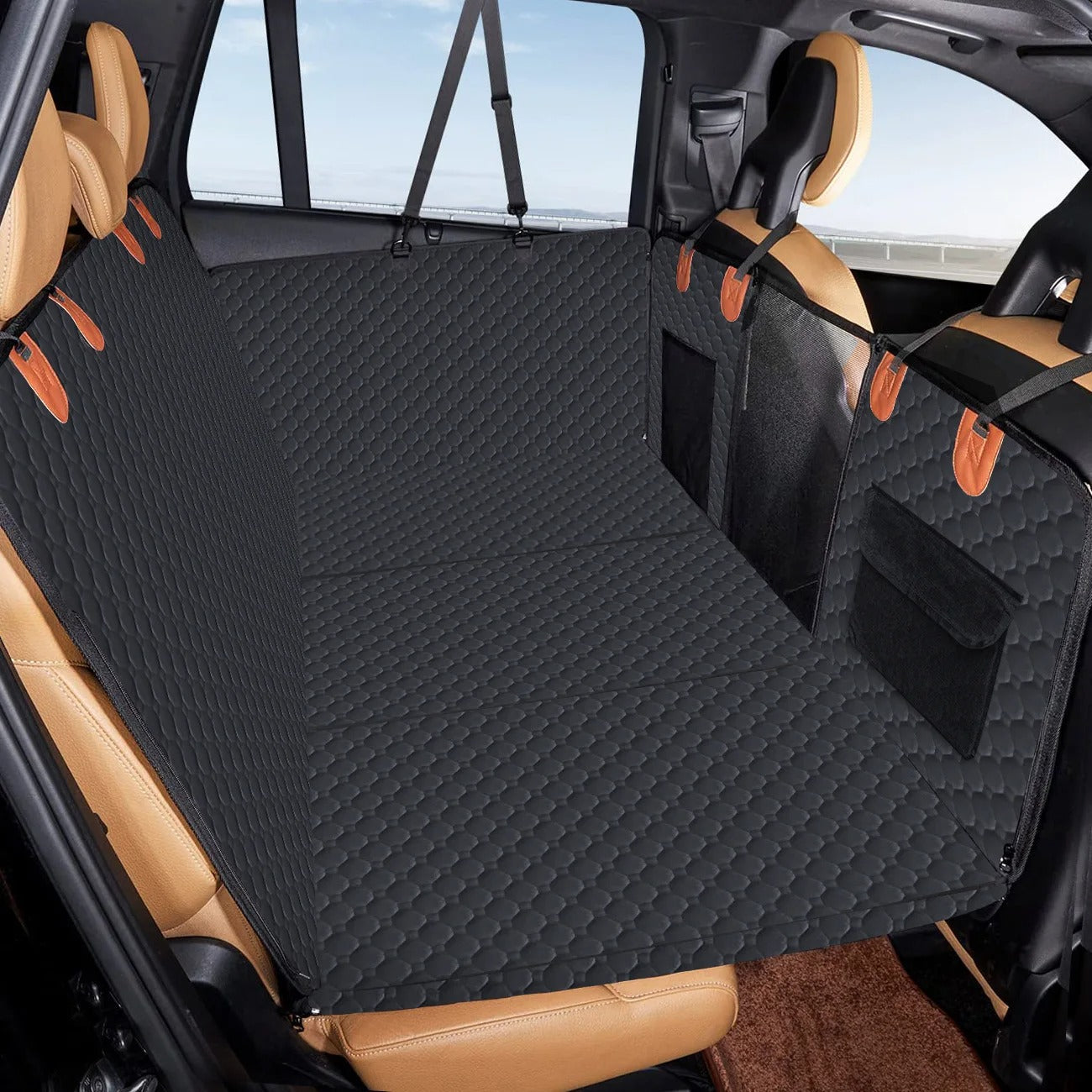 ScritchPets Waterproof Dog Car Seat Hammock Cover