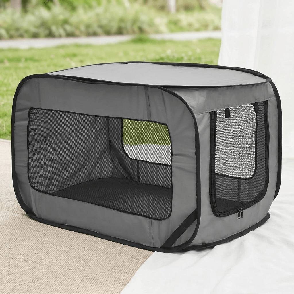 ScritchPets Portable Camping Dog Crate
