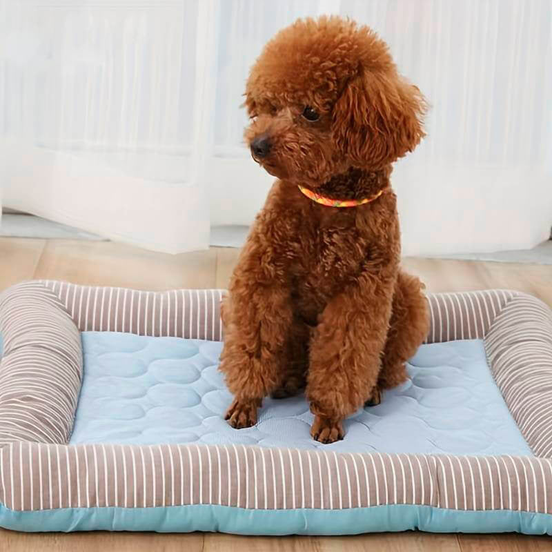 CoolPaws Breathable Ice Silk Pet Cooling Mat - Summer Dog & Cat Bed - Image 4