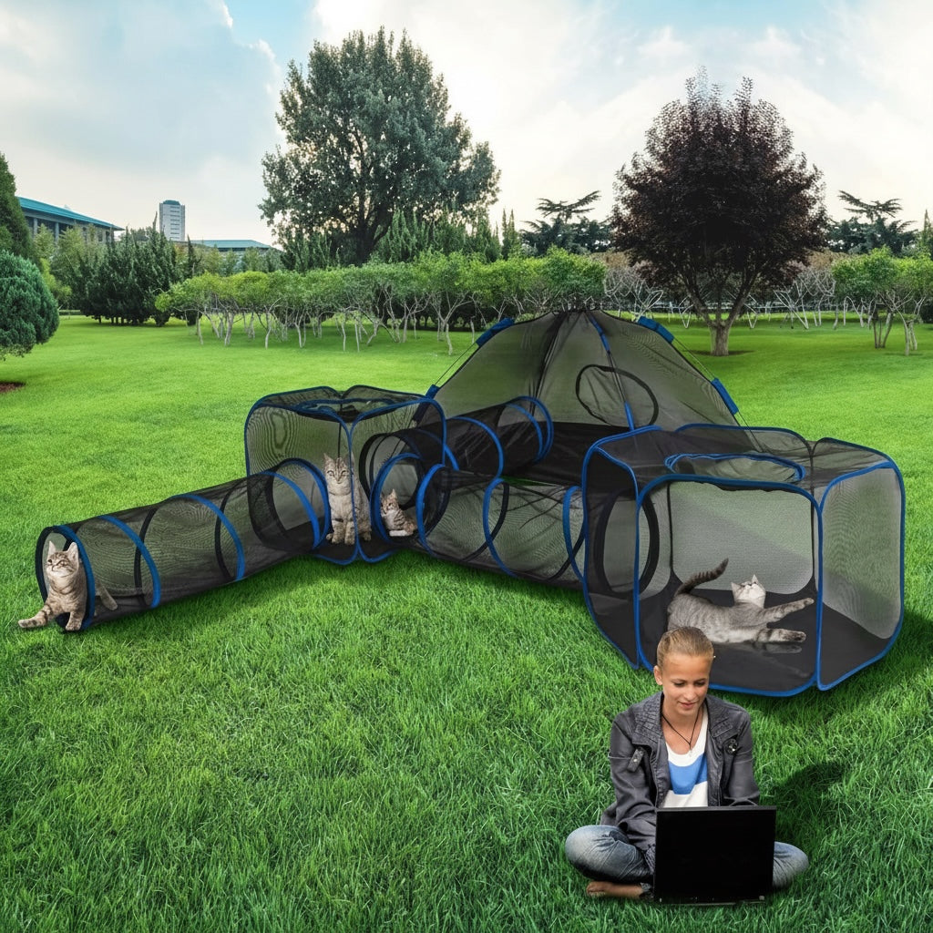 ScritchPets Collapsible Modular Pet Playpen