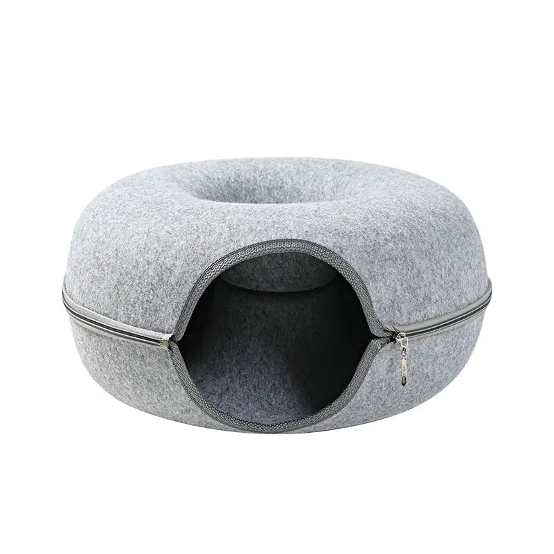 ScritchPets Cosy Cave Cat Donut Bed