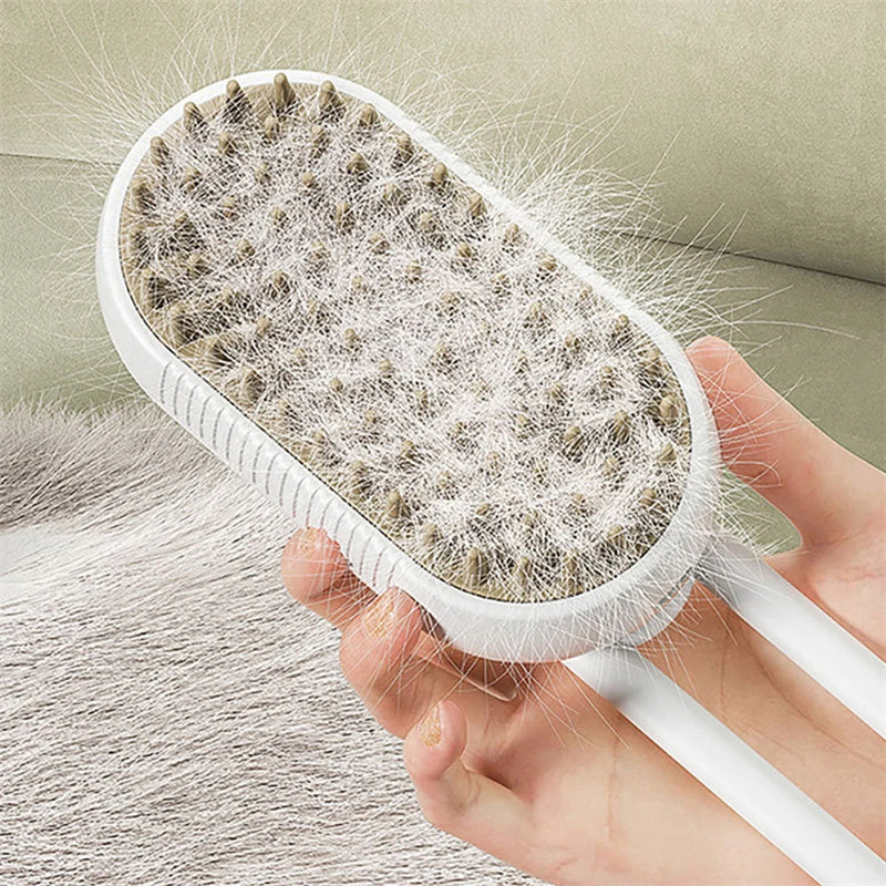 Cat & Dog Steam Grooming Brush - Pet Mode 
