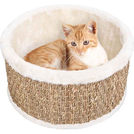 Round Cat Basket 36 cm Seagrass vidaXL - 1