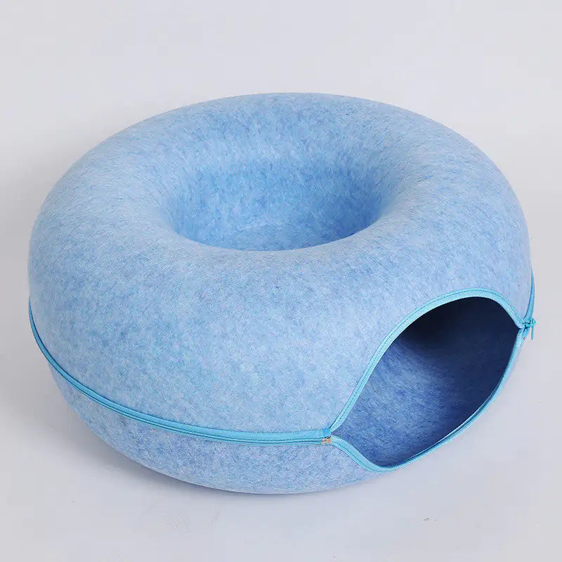 ScritchPets Cosy Cave Cat Donut Bed