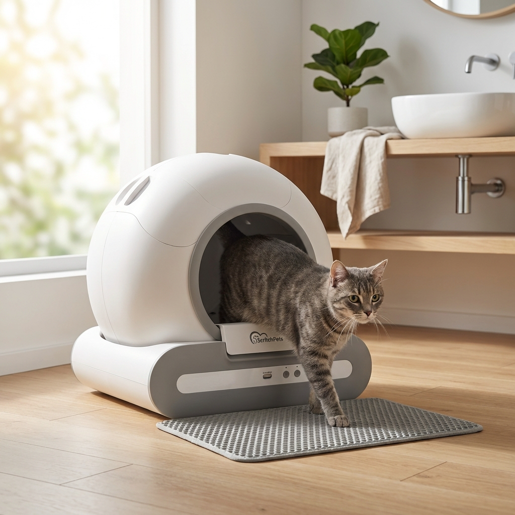 ScritchPets Self-Cleaning Litter Box