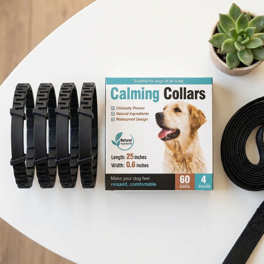 ScritchPets Dog Calming Collar 4-Pack